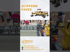 Cas de construction de paveur à coffrage glissant en béton : Enregistrement réel d'un site de pavage de haute qualité