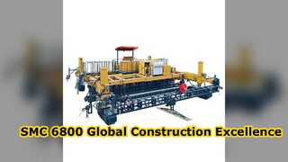 Succès de la construction à l'étranger de la machine à coffrage glissant SMC 6800